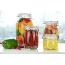 Haonai 2015 designed cheap glass jar with lid